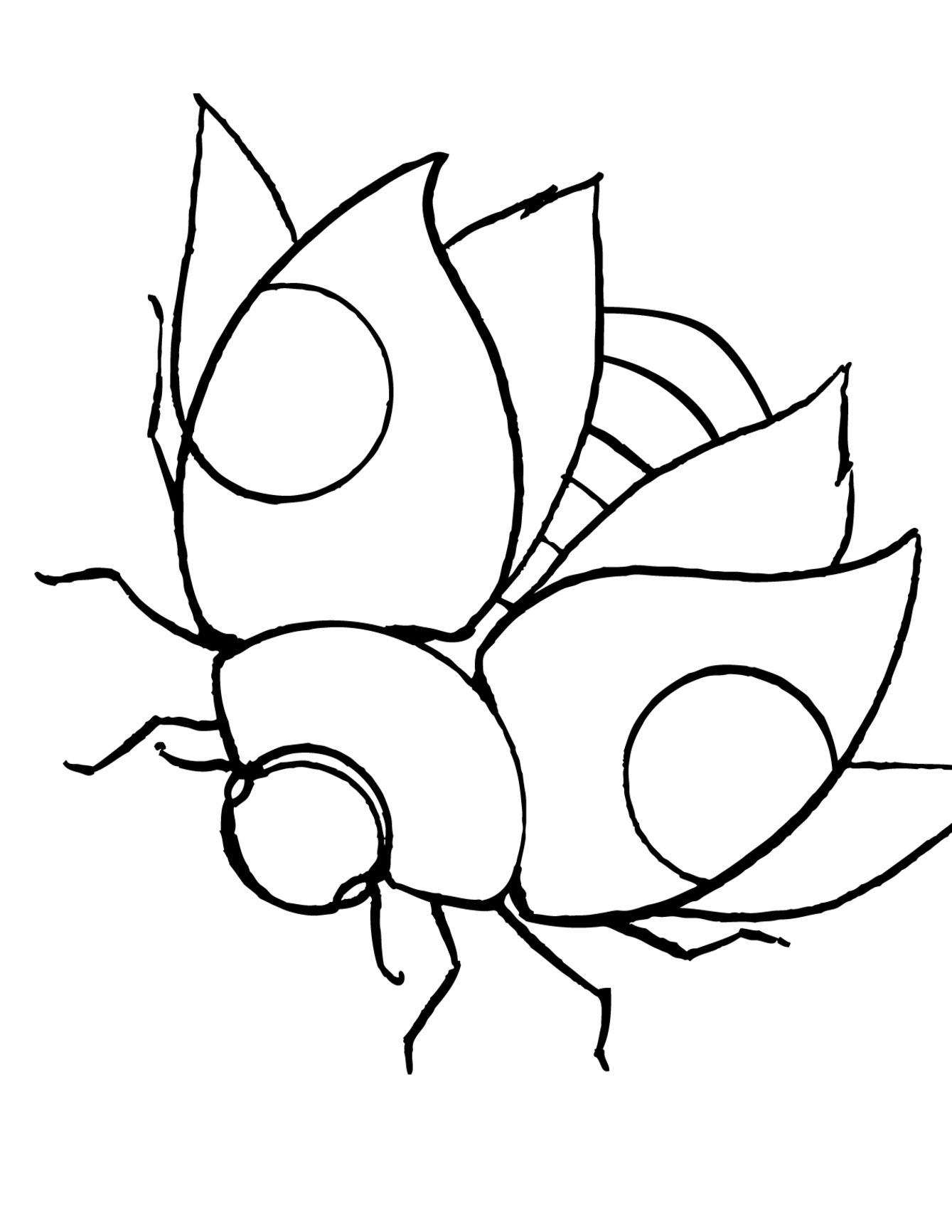 lady bug coloring pages - photo #42