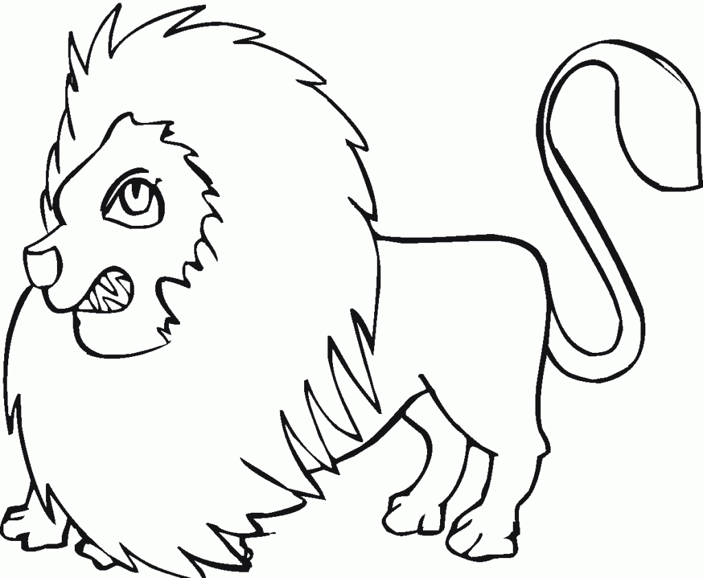lion face coloring pages for kids - photo #22