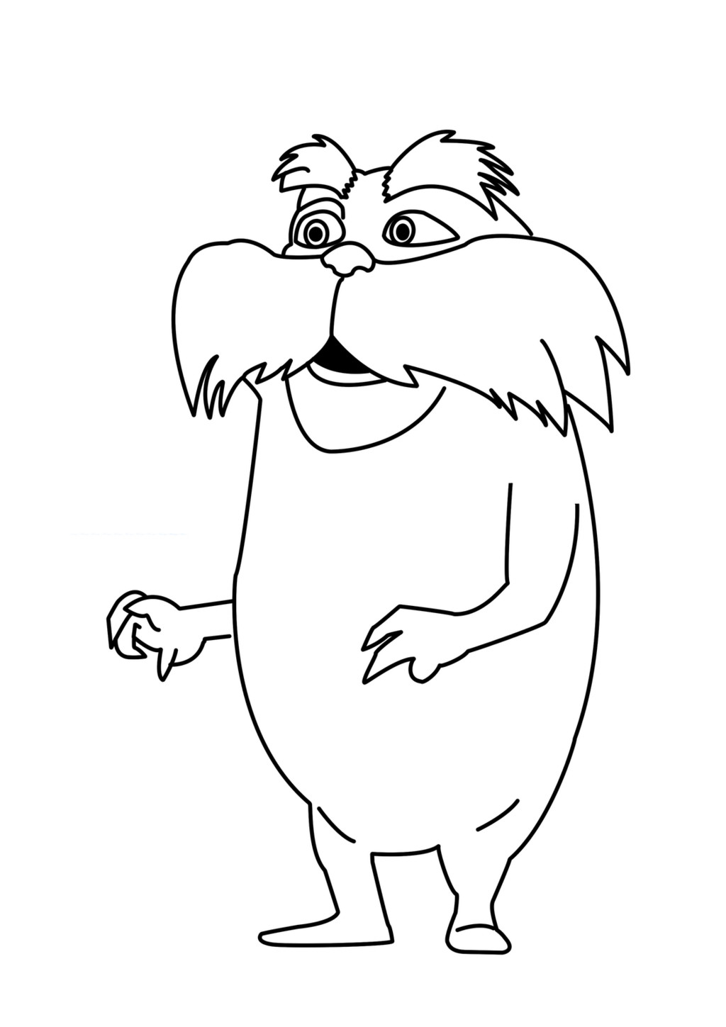 Lorax Coloring Pages Printable