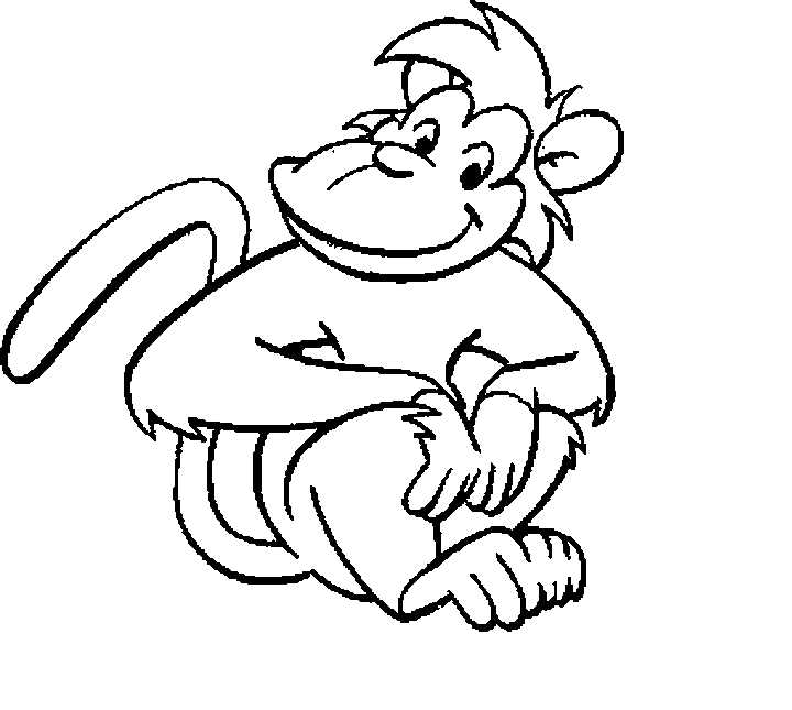 baboon coloring pages - photo #46