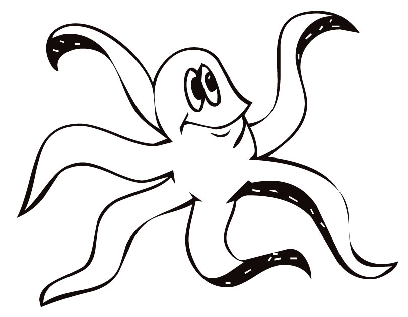 octopus and coloring pages - photo #32