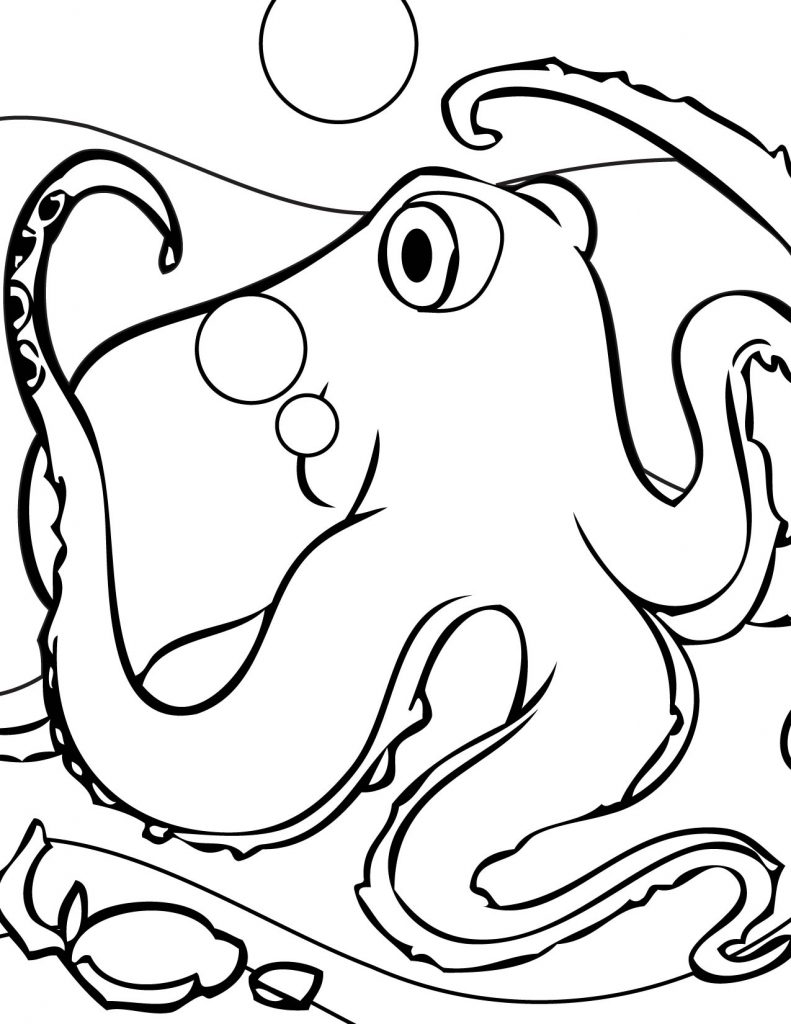 octopus coloring pages and activities - photo #13