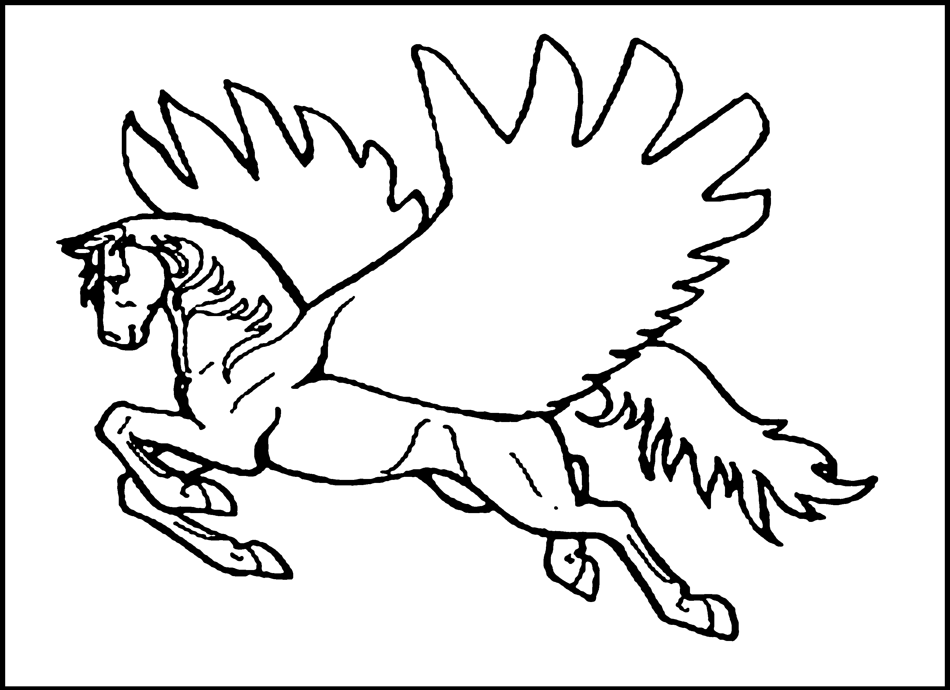 Free Printable Pegasus Coloring Pages For Kids