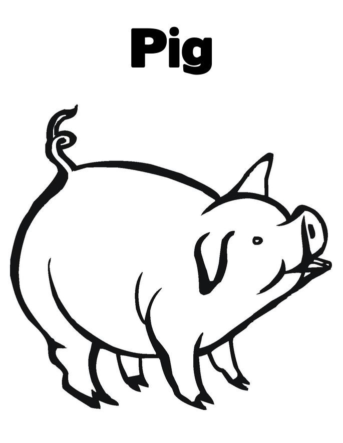 Free Printable Pig Coloring Pages For Kids