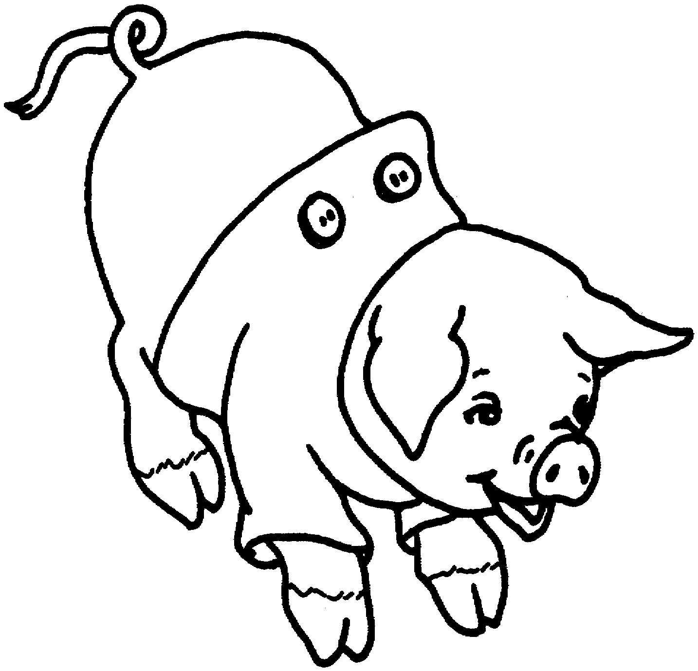 Free Printable Pig Coloring Pages For Kids