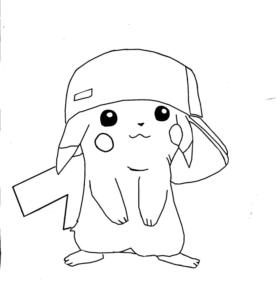 pikachu coloring pages