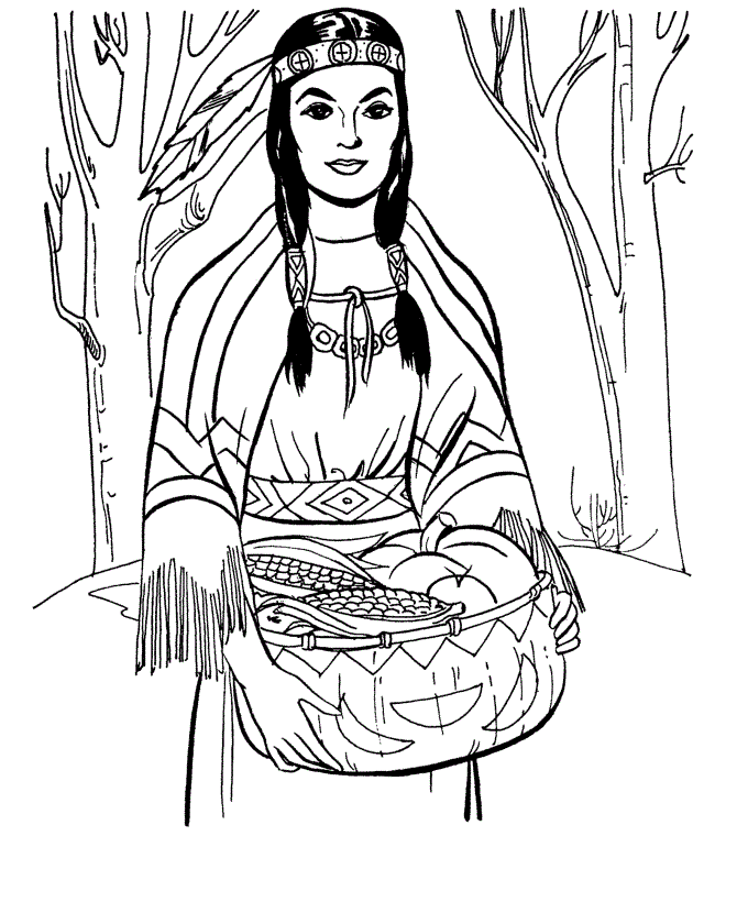 sacajawea coloring pages - photo #35