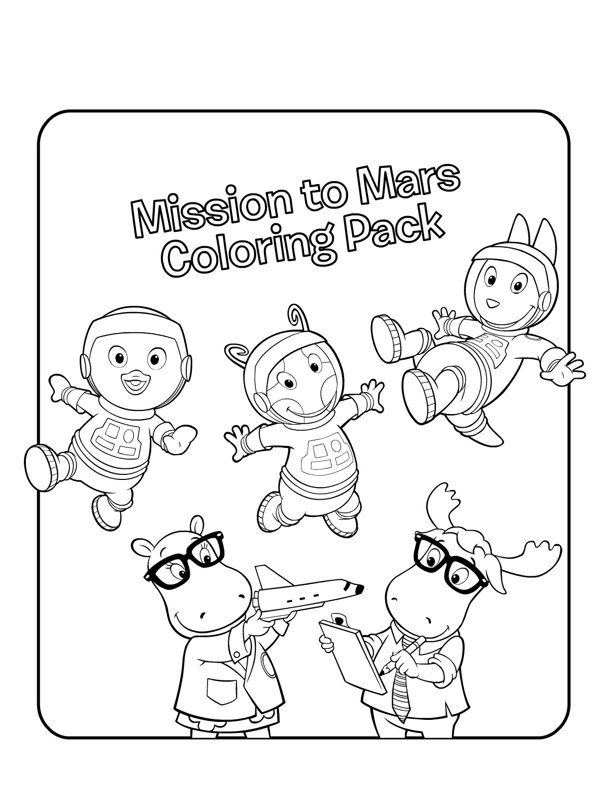 backyardigans coloring book pages - photo #31