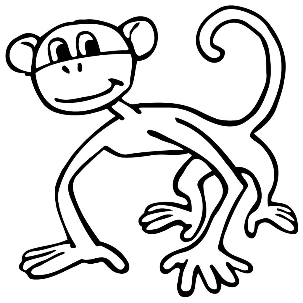 Free Printable Monkey Coloring Pages For Kids Free Printable Monkey Coloring Pages For Kids