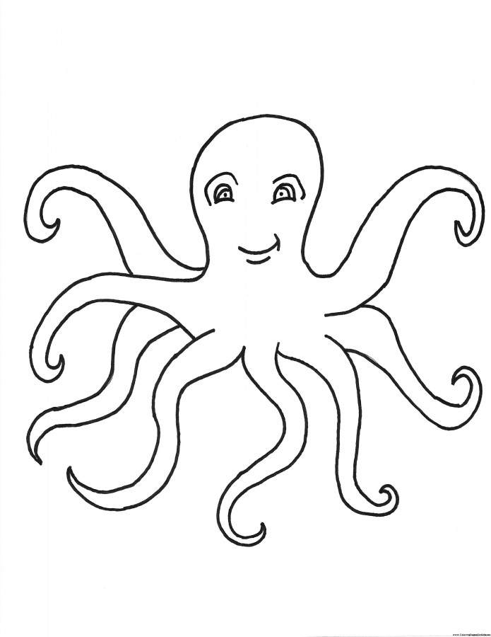 octopus coloring book pages - photo #15