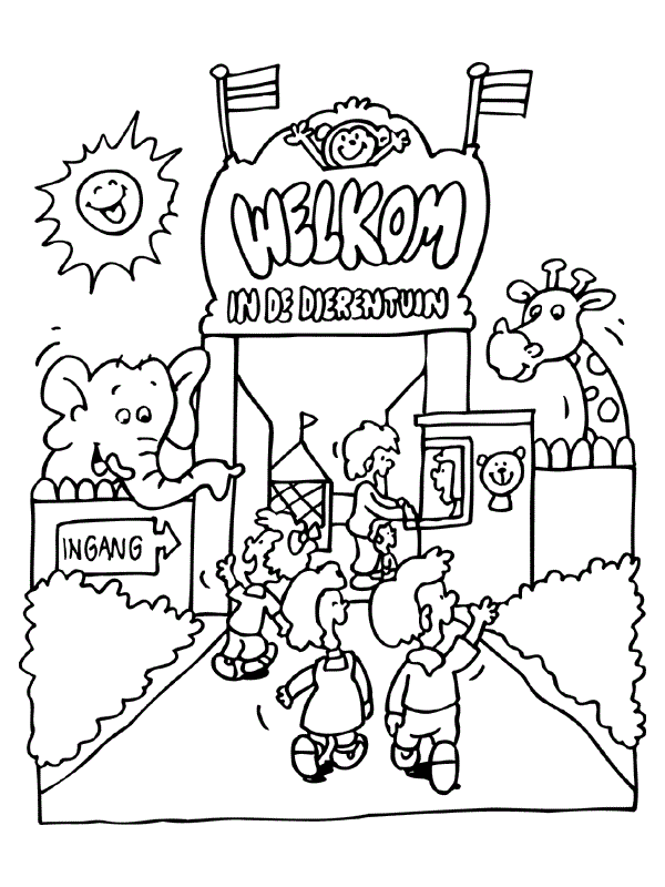 zoo animal coloring pages to print - photo #19