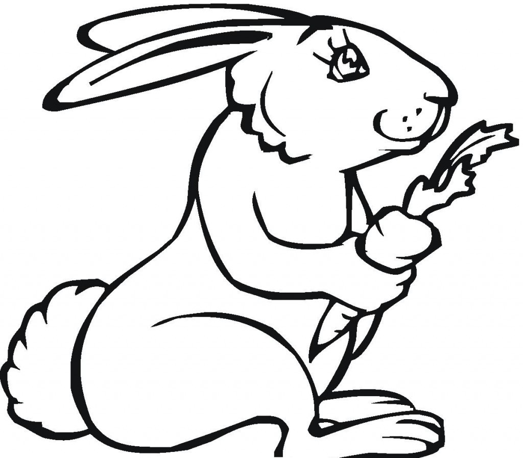 Free Printable Rabbit Coloring Pages For Kids