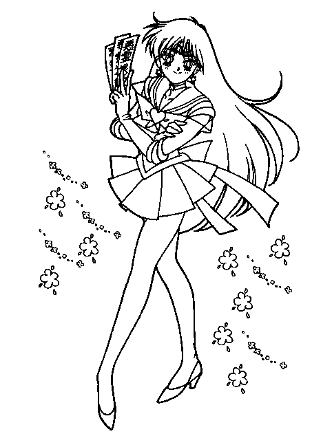 sailor moon coloring pages online free - photo #3