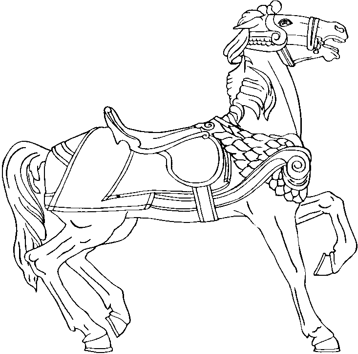 free coloring pages online horses - photo #14