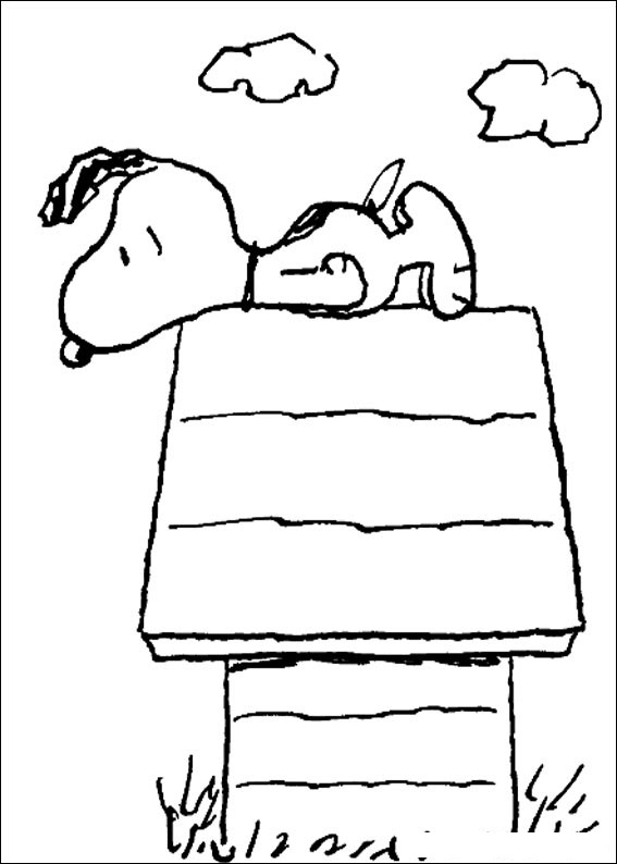 peanuts comic coloring pages - photo #40