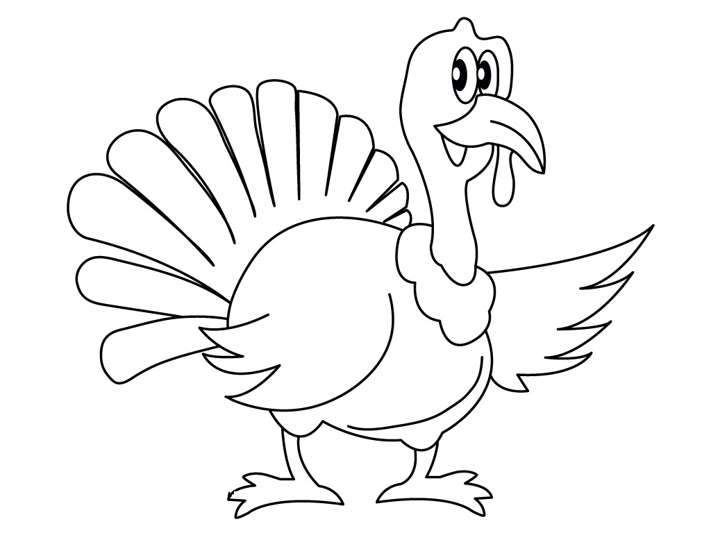 images of printable turkey coloring pages - photo #27