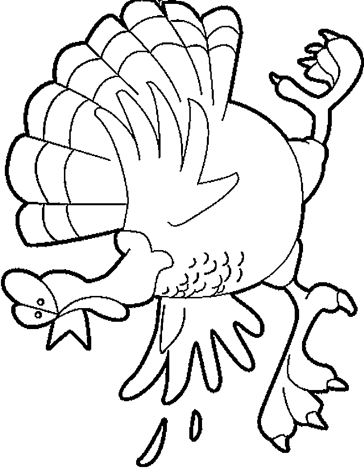 a turkey coloring pages - photo #22