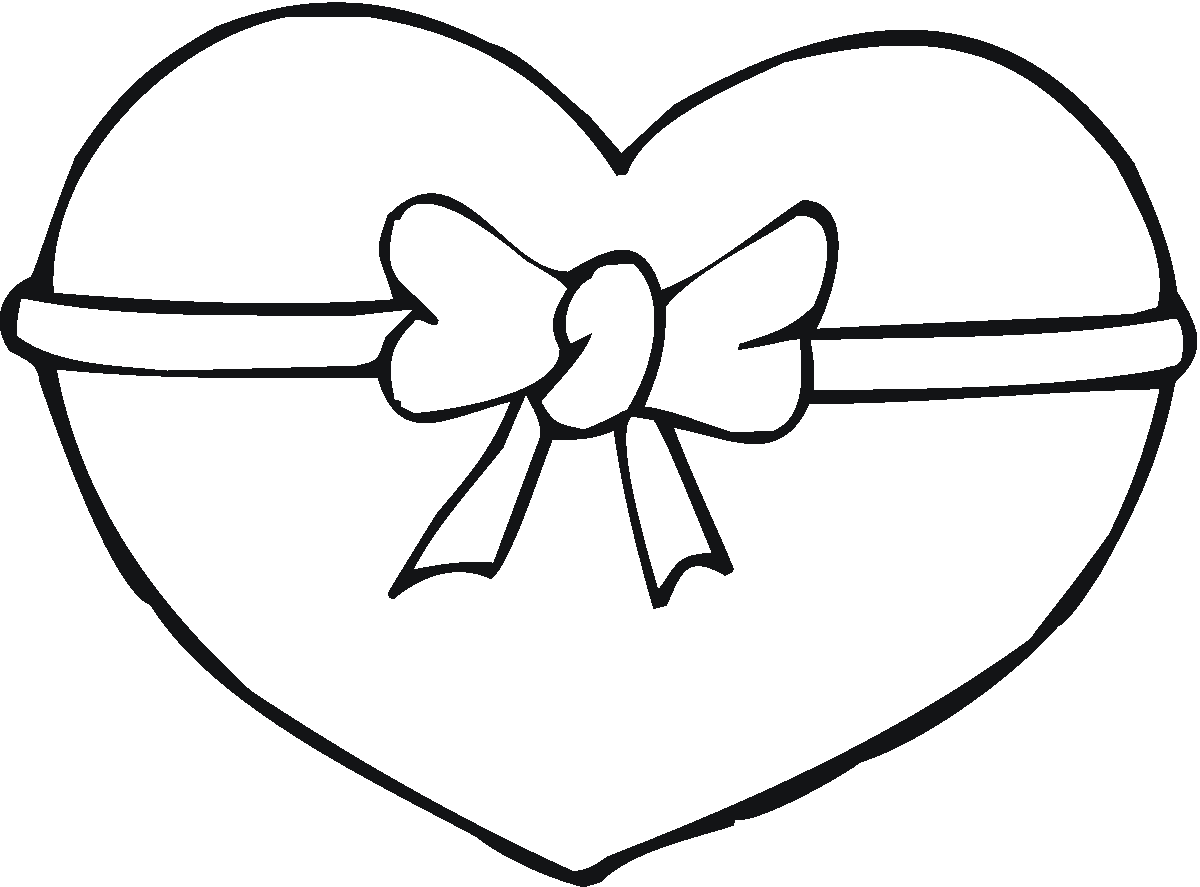 valentine heart coloring pages - photo #4