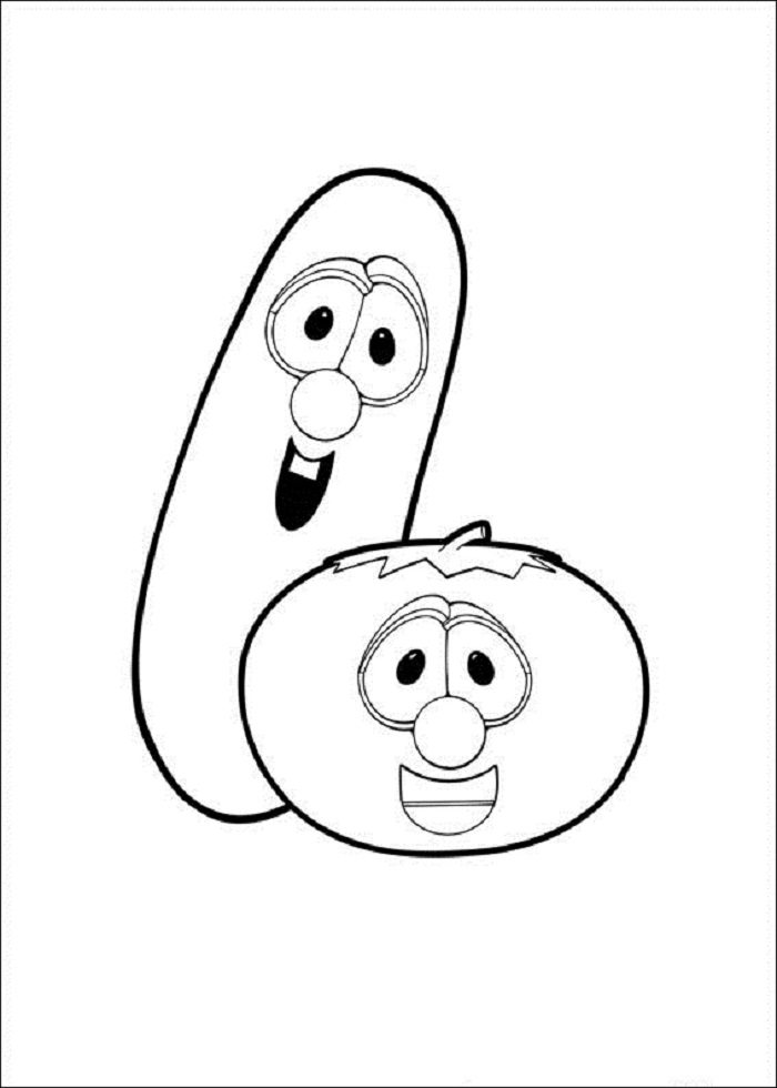 Free Printable Veggie Tales Coloring Pages For Kids Free Printable Veggie Tales Coloring Pages For Kids