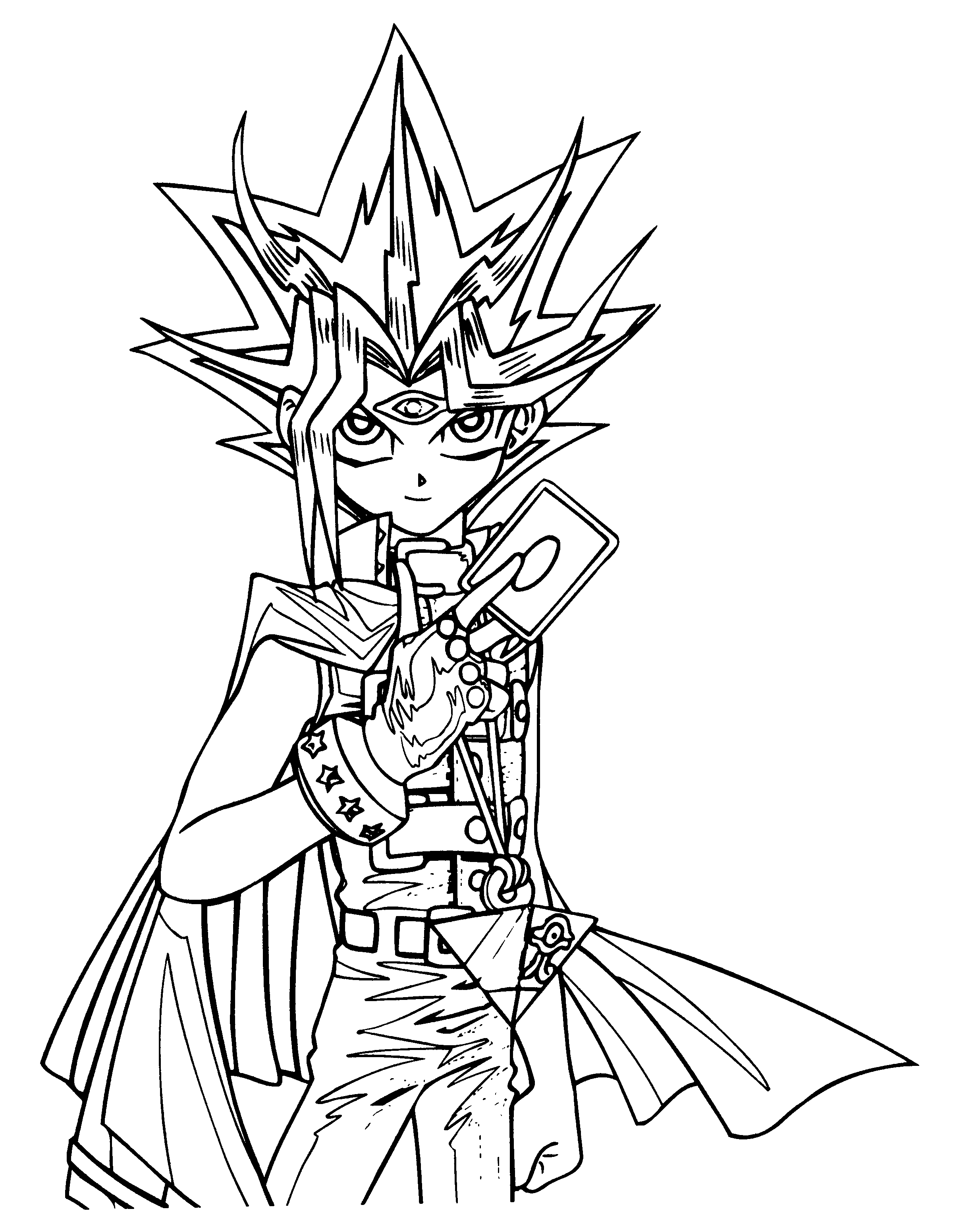 yugioh monsters coloring pages free - photo #6