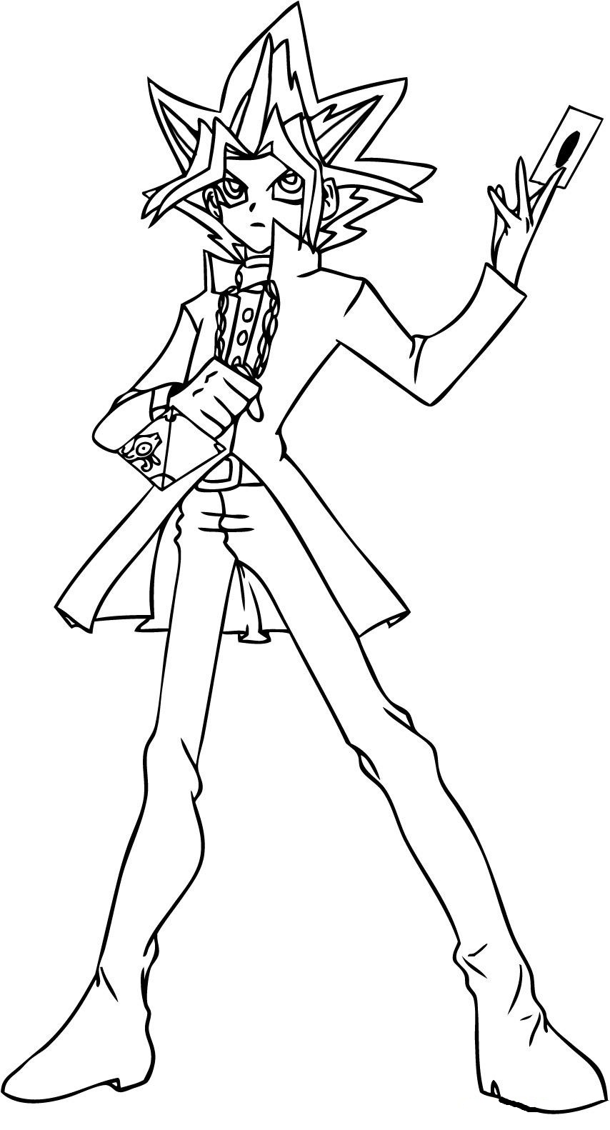 yugioh free coloring pages - photo #6