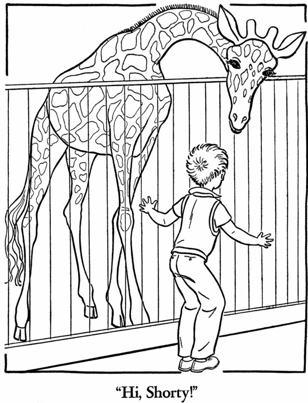 zoo animal coloring pages for kids printable - photo #14