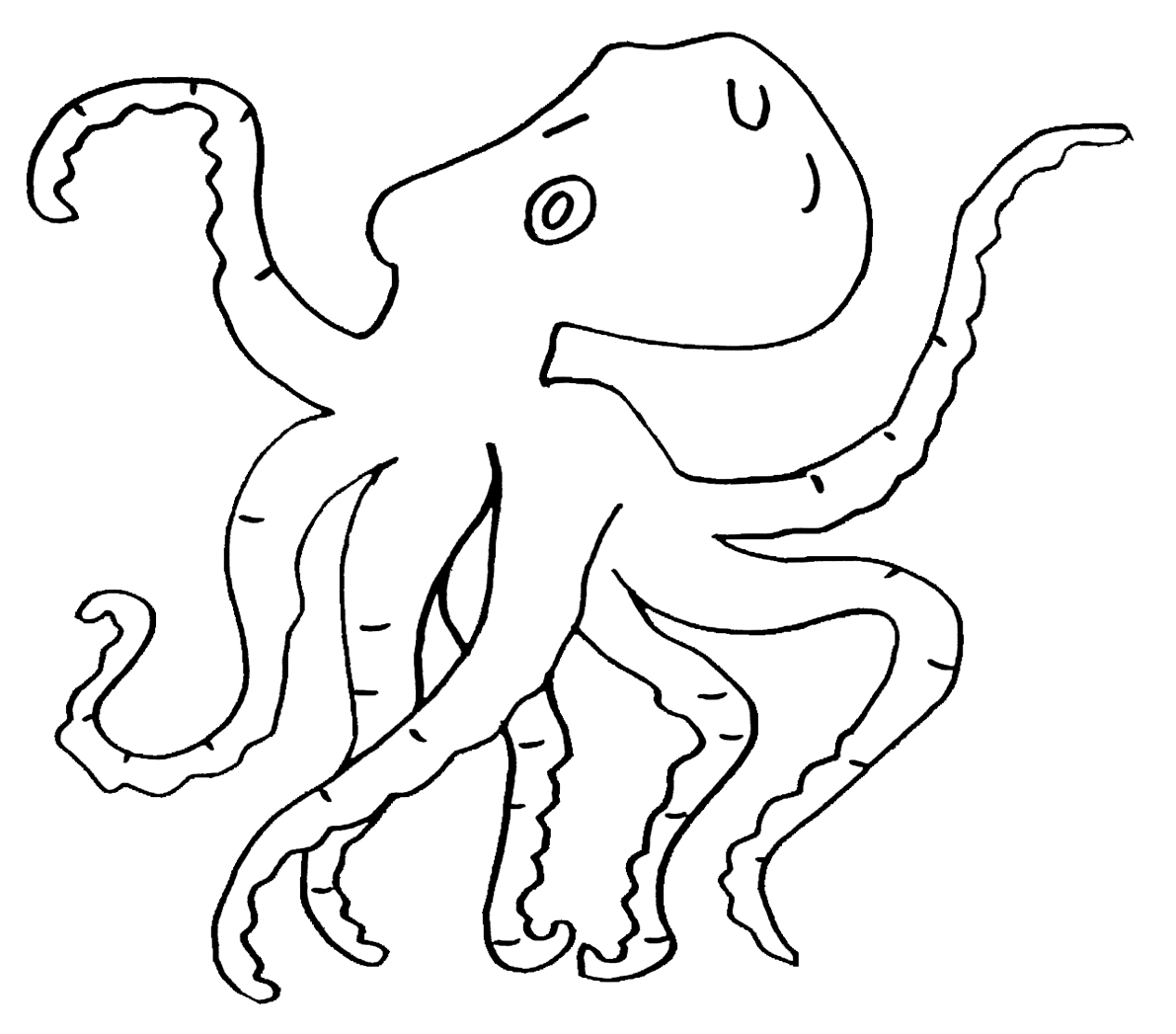 octopus coloring pages to print out - photo #11