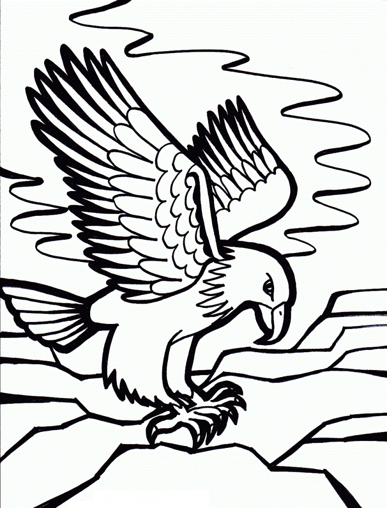 eagle coloring book pages - photo #7