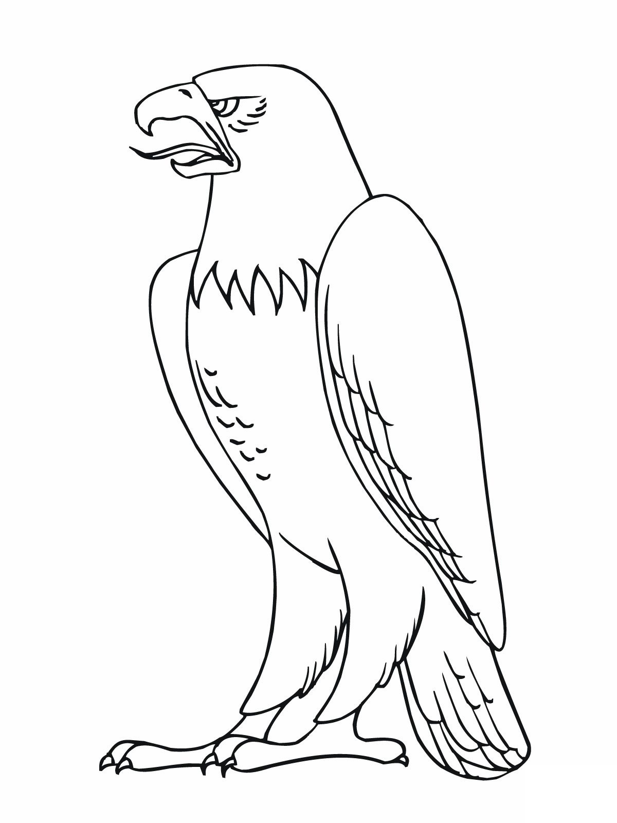 eagle coloring book pages - photo #20