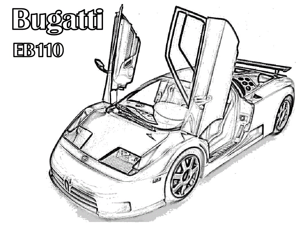 Free Printable Bugatti Coloring Pages For Kids