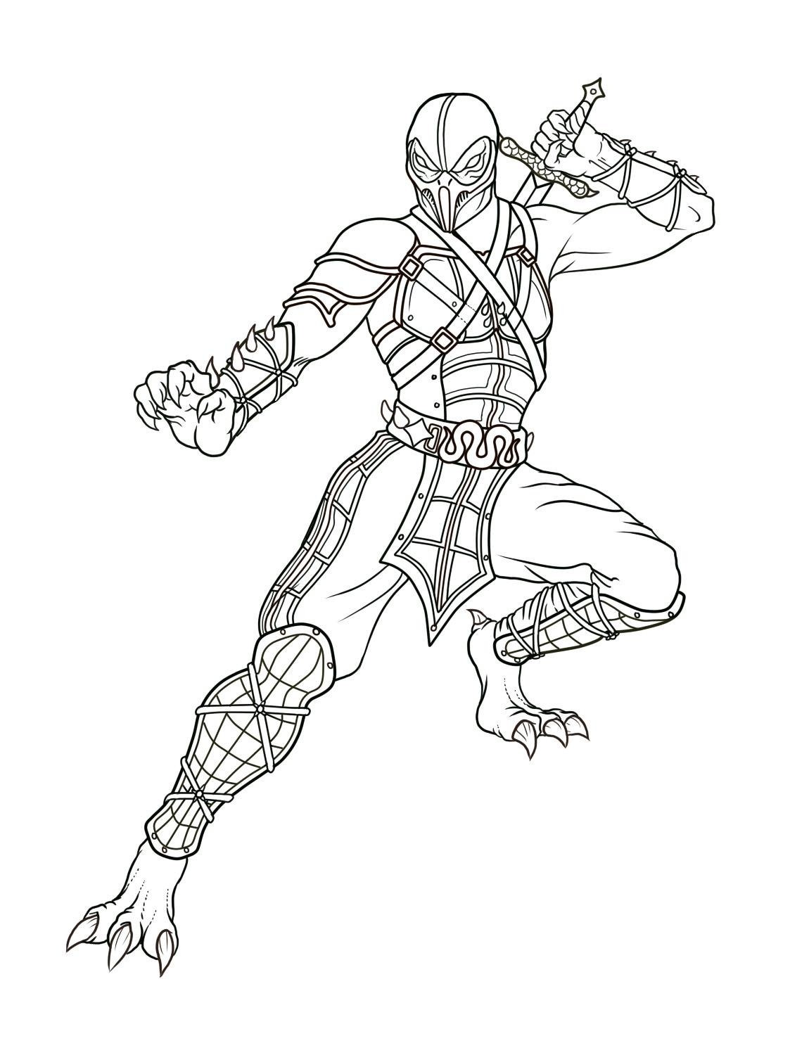 jade mortal kombat coloring pages - photo #41