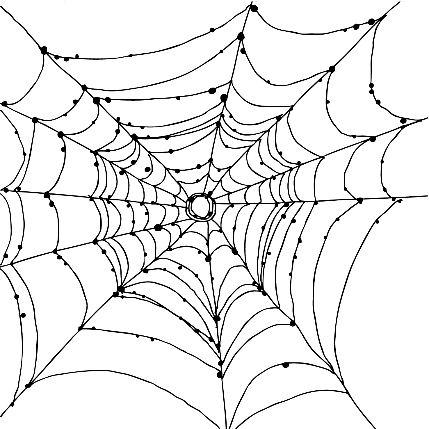 Free Printable Spider Web Coloring Pages Kids Book Spiders