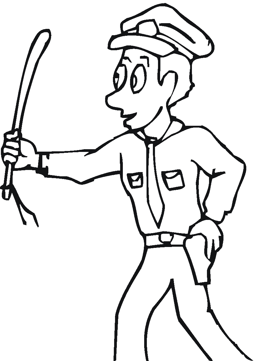 Gambar Printable Community Helpers Book Helper Coloring Sheets Pages 