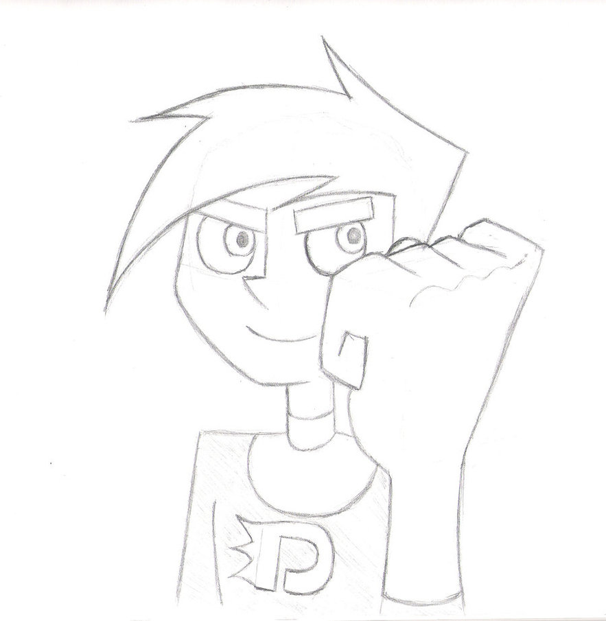 danny phantom coloring pages online - photo #17