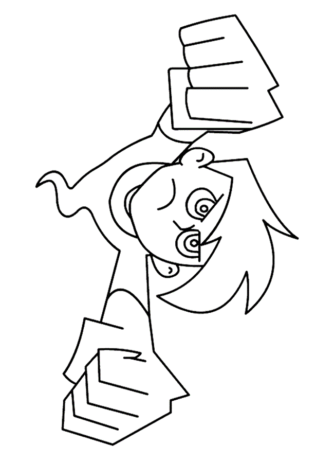 danny phantom coloring pages online - photo #7