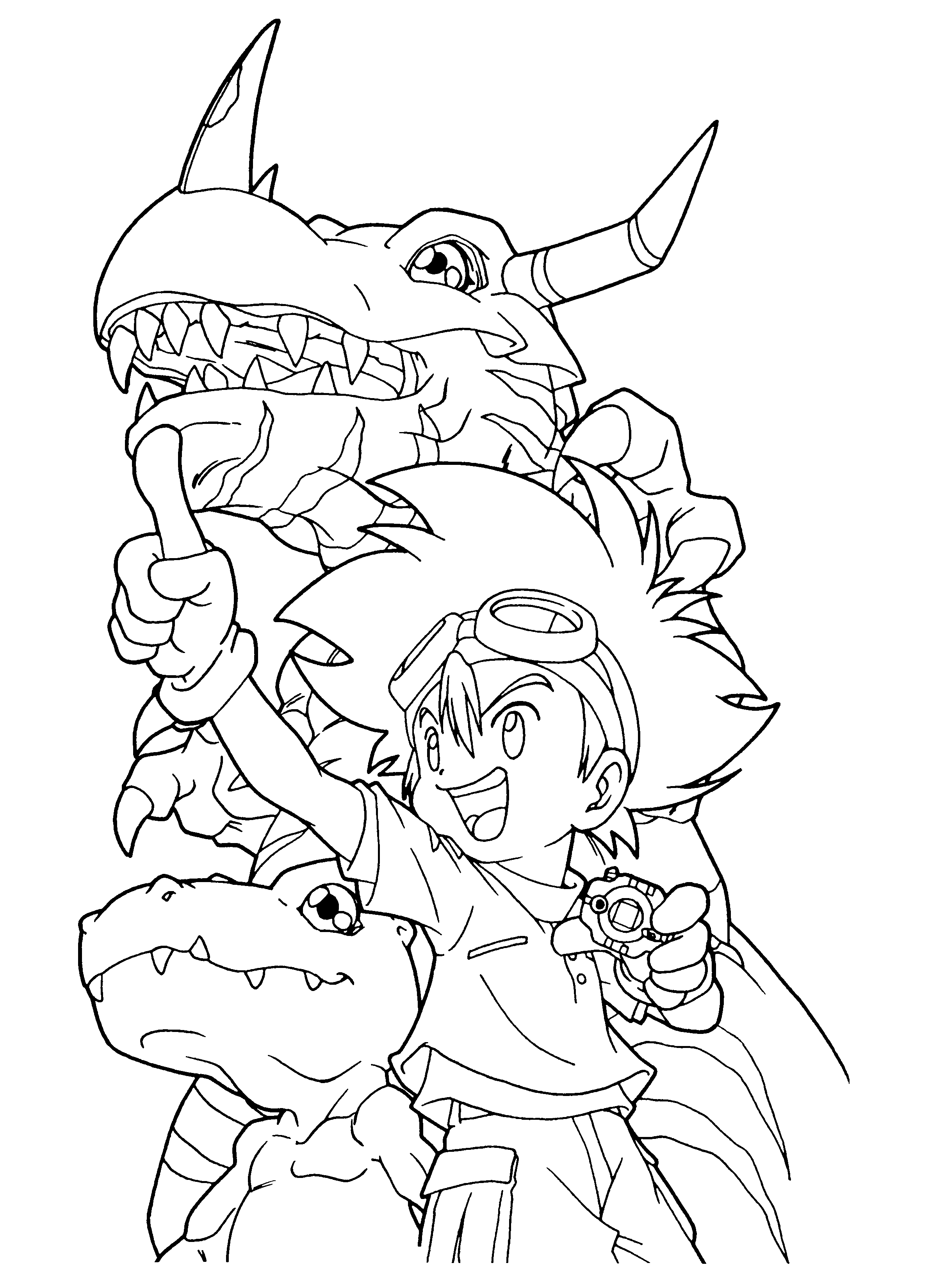 kari digimon coloring pages - photo #21