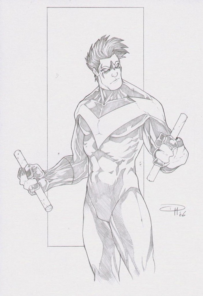 dc comics nightwing coloring pages - photo #20