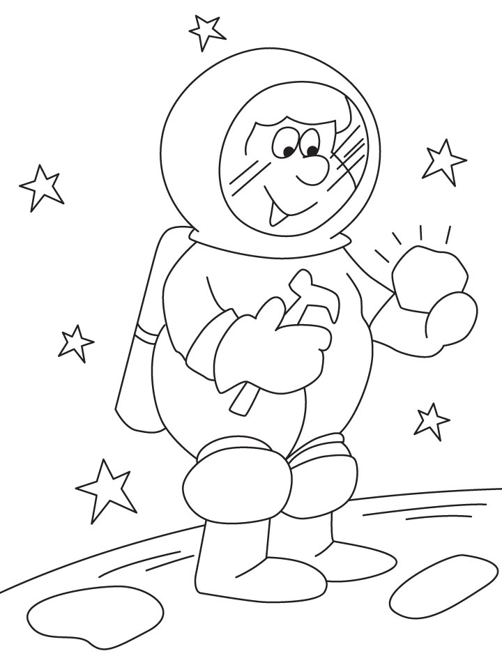 Free Printable Astronaut Coloring Pages For Kids