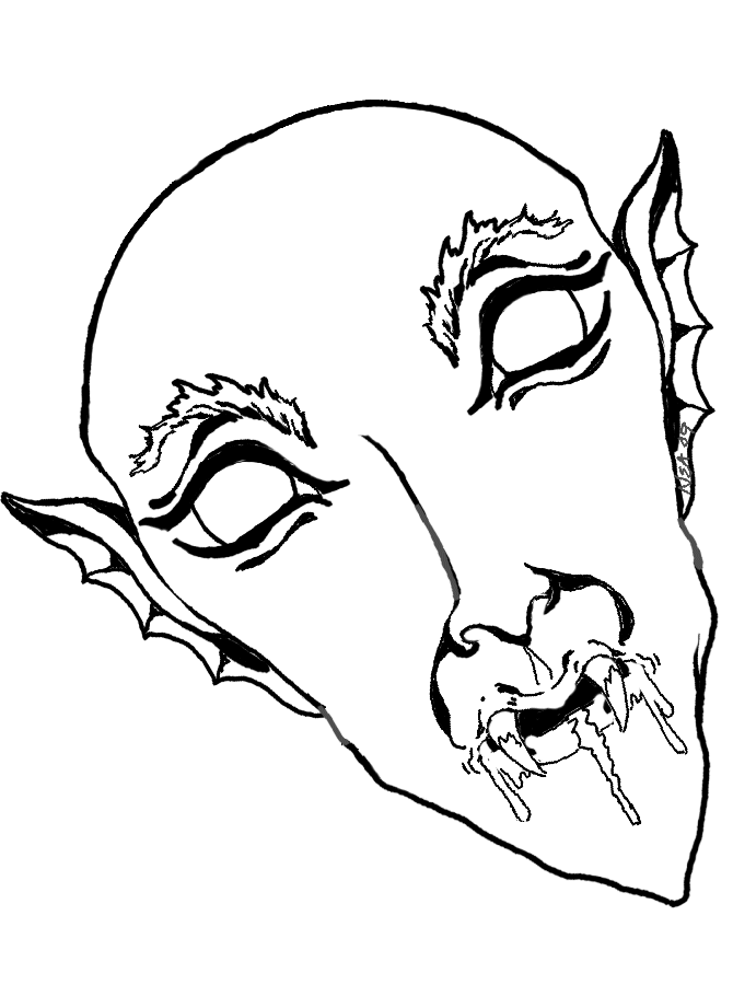 Free Printable Mask Coloring Pages For Kids