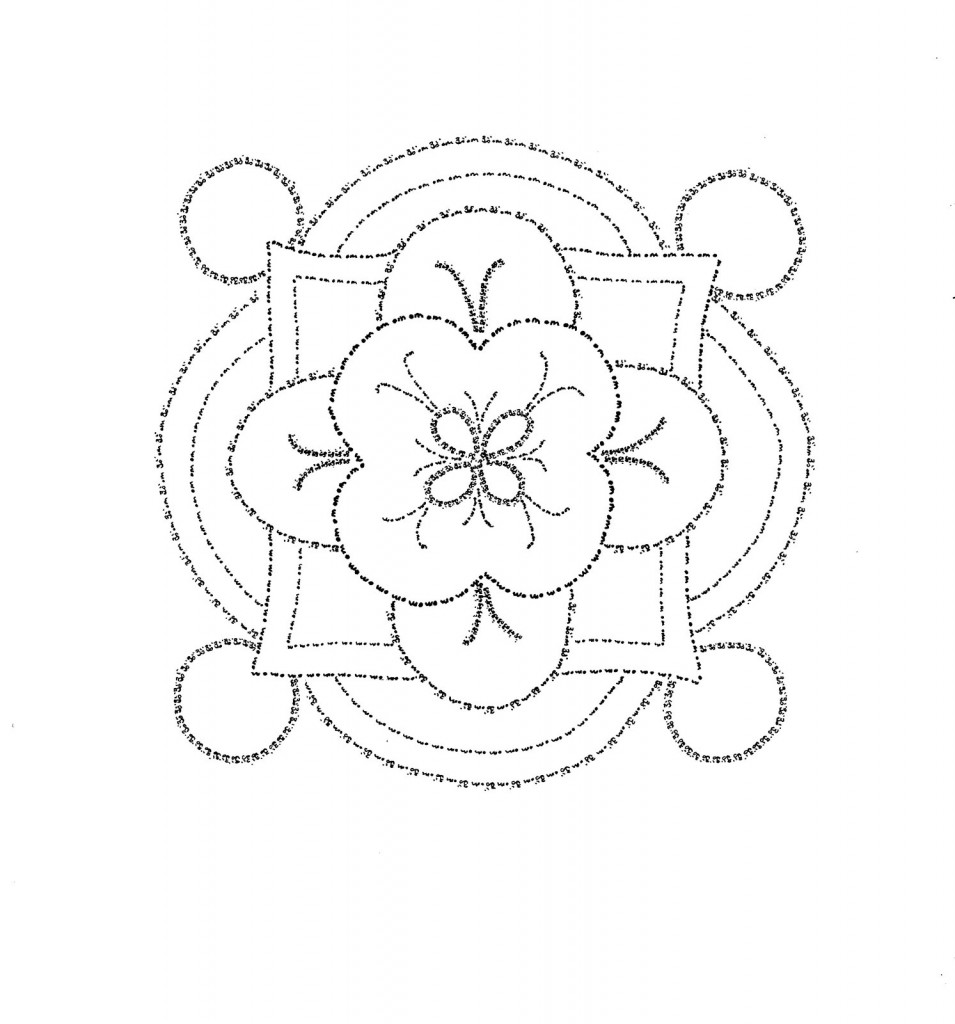 rangoli designs for coloring pages - photo #31