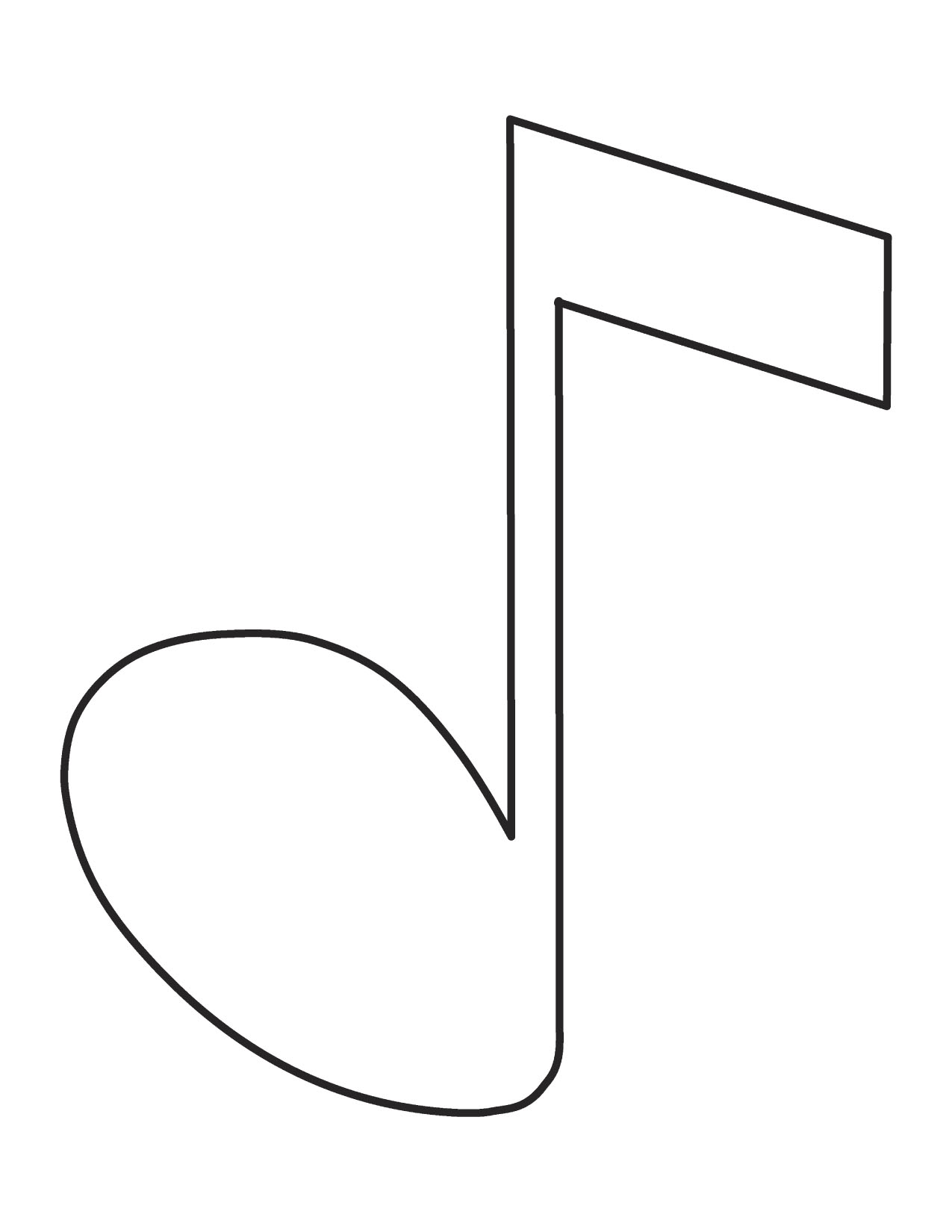 Free Printable Musical Notes Coloring Pages