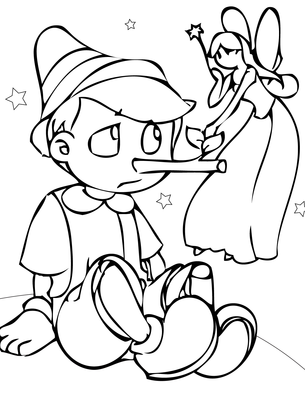 fairy tale coloring pages kids free - photo #24