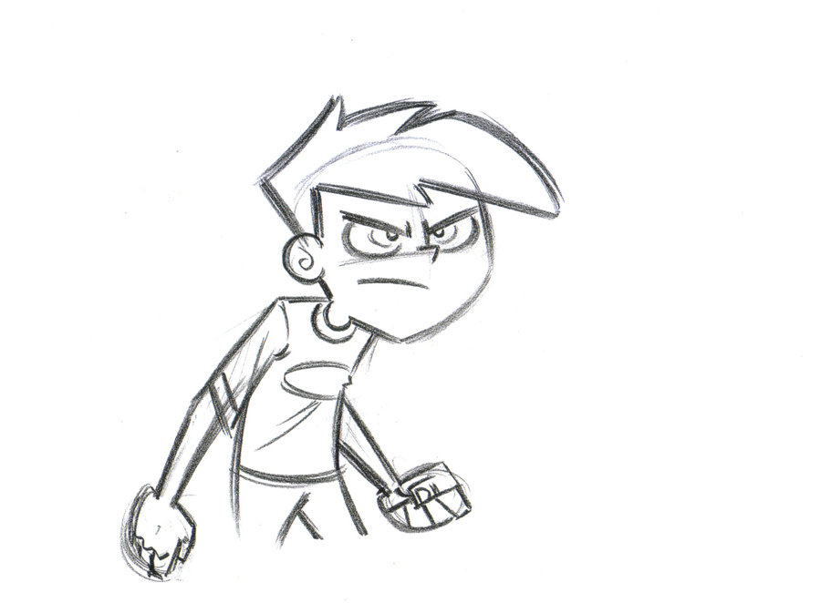 danny phantom coloring pages game time - photo #13