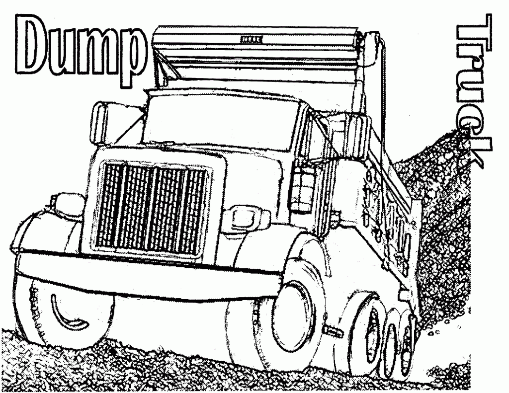 Dump Truck Printable Printable World Holiday
