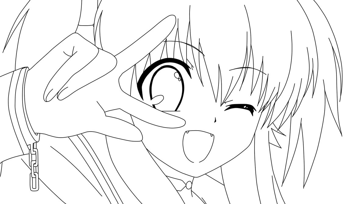 manga girl in life coloring pages - photo #22