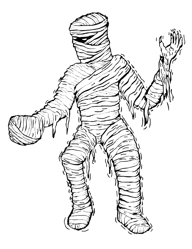 Printable Mummy Template