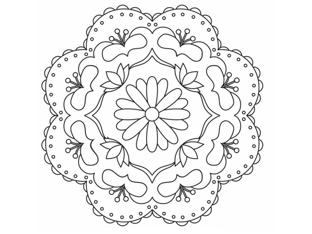 rangoli designs for coloring pages - photo #26