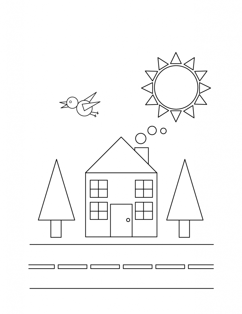 shape coloring pages for toddlers - photo #14