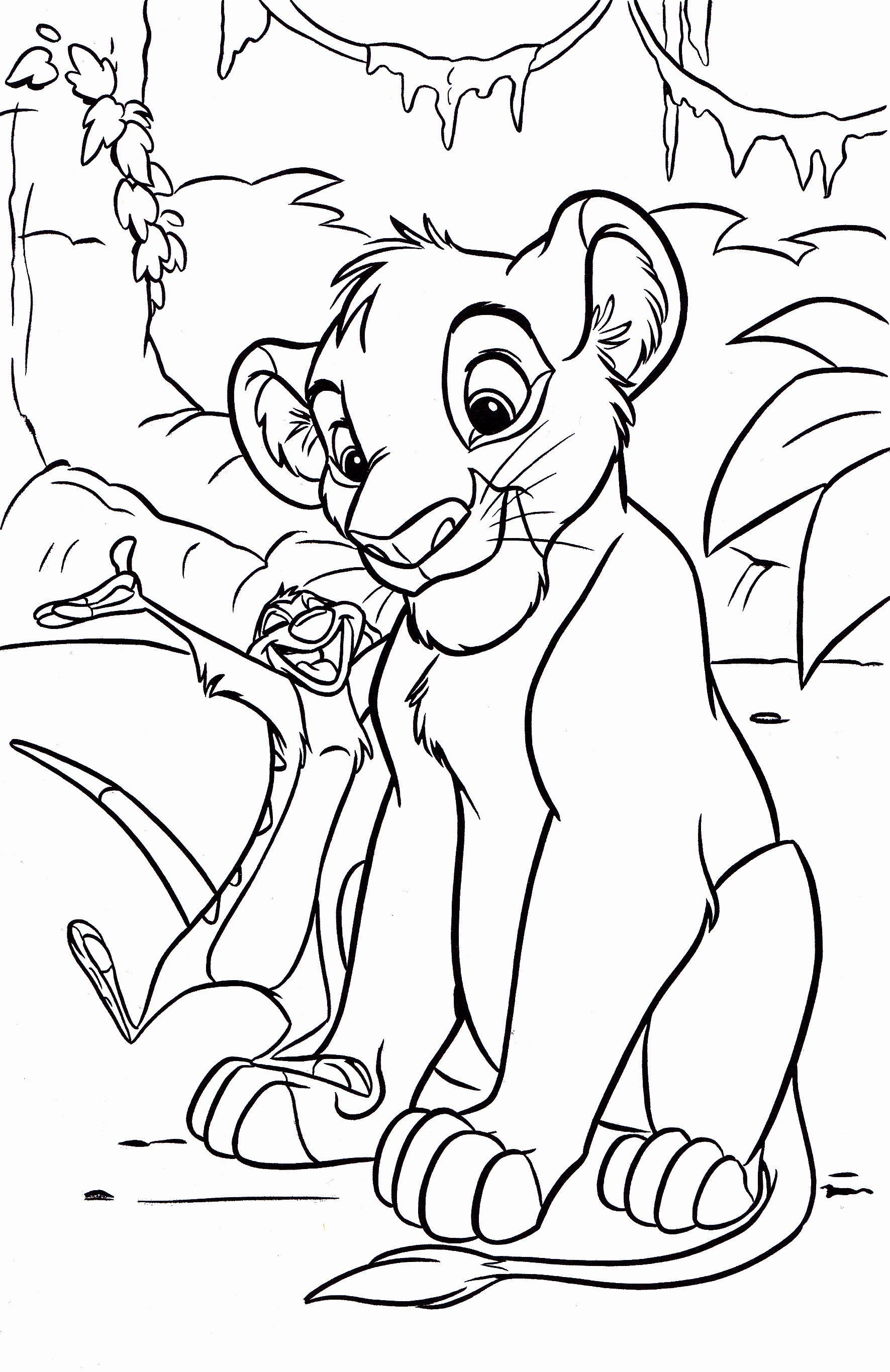 <strong>free</strong> printable simba coloring pages for kids