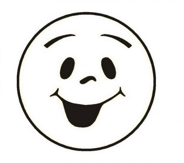 smiling face coloring pages - photo #4